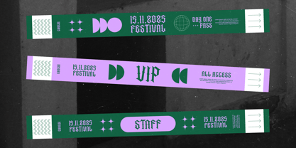 Recoil Backlash Font Poster 9