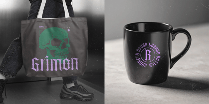 Recoil Backlash Font Poster 5