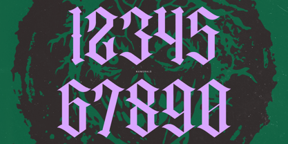 Recoil Backlash Font Poster 11