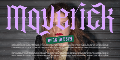 Recoil Backlash Font Poster 7