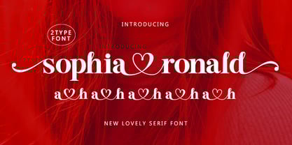 Sophia Ronald Font Poster 1