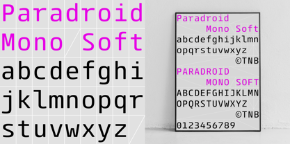 Paradroid Mono Soft Font Poster 1