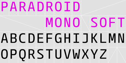 Paradroid Mono Soft Font Poster 5
