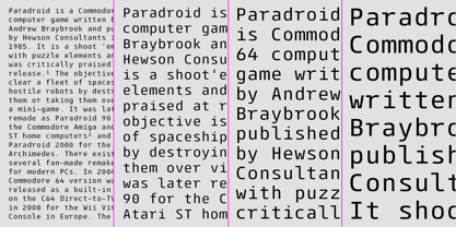 Paradroid Mono Soft Font Poster 7