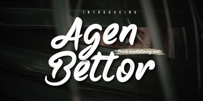 Agen Bettor Font Poster 1