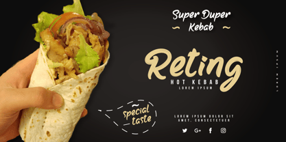 Agen Bettor Font Poster 6