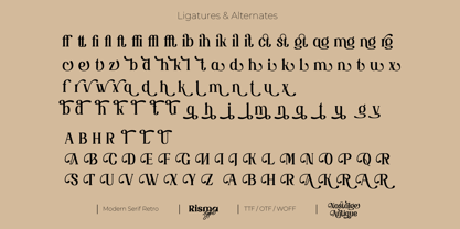 Nostalge Antique Font Poster 5