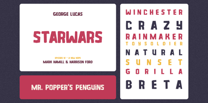 Microlith Font Poster 7