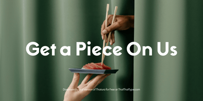 Thatura Font Poster 5