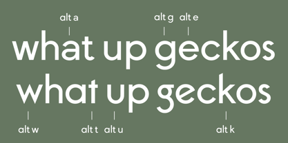 Thatura Font Poster 3