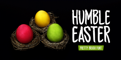 Humble Easter Font Poster 1