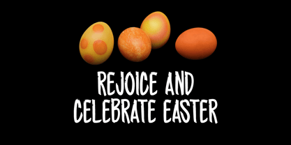 Humble Easter Font Poster 2