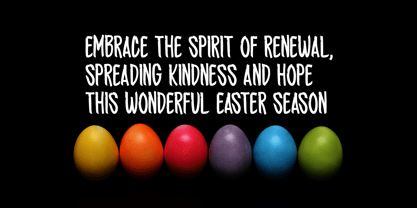 Humble Easter Font Poster 5