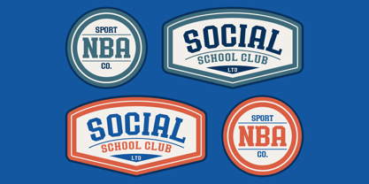 Bullsy College Font Poster 2