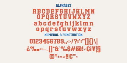 Bullsy College Font Poster 4