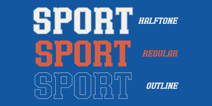 Bullsy College Font Poster 3