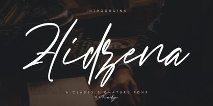 Hidzena Font Poster 1
