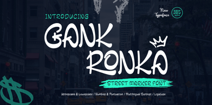 Gank Ronka Font Poster 1