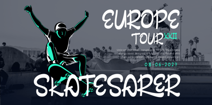 Gank Ronka Font Poster 5