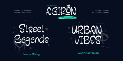 Gank Ronka Font Poster 7