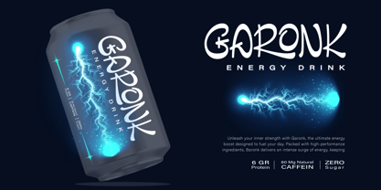 Gank Ronka Font Poster 6