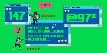 Overbit Font Poster 4