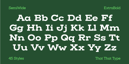 Slaab Font Poster 10