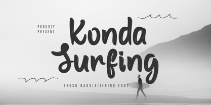 Konda Surfing Font Poster 1