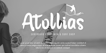 Konda Surfing Font Poster 6