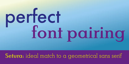 Setura Font Poster 3