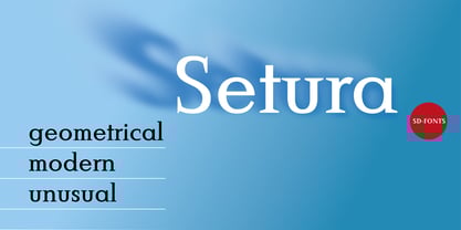 Setura Font Poster 1