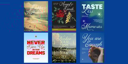 Flourishing Font Poster 4