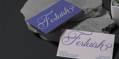 Flourishing Font Poster 11