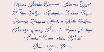 Flourishing Font Poster 2