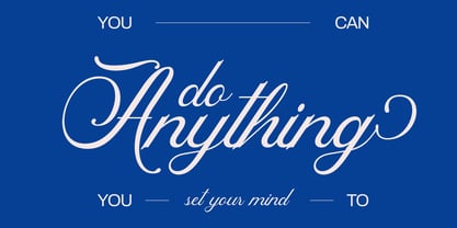 Flourishing Font Poster 8