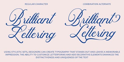 Flourishing Font Poster 3