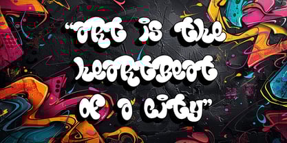 Bomber Marker Font Poster 7