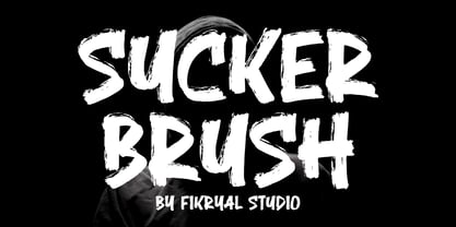 Sucker Brush Font Poster 1