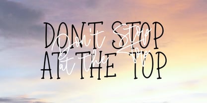 THE Sangria Duo Font Poster 9