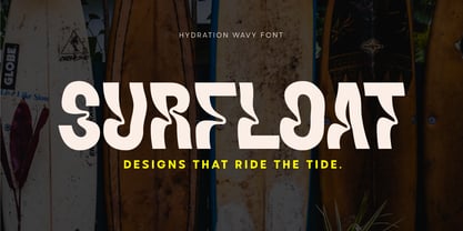 Hydration Font Poster 2