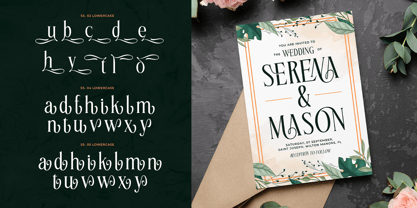 Brosena Font Poster 14