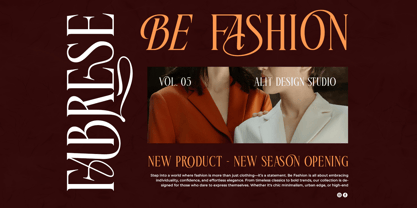 Brosena Font Poster 4