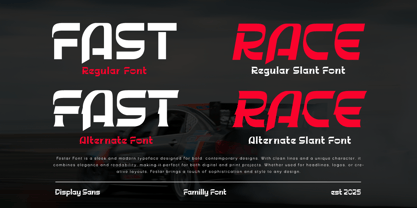 Festar Font Poster 2