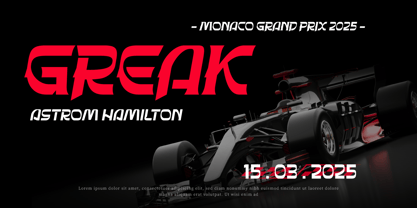 Festar Font Poster 3