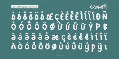 Origraph Font Poster 11
