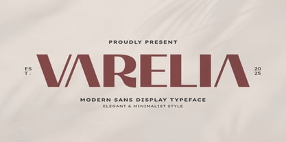 Varelia Font Poster 1