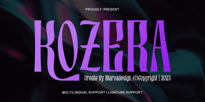 Kozera Font Poster 1
