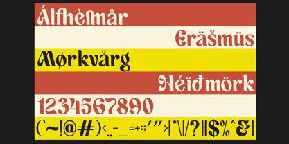 Lunarya Font Poster 12