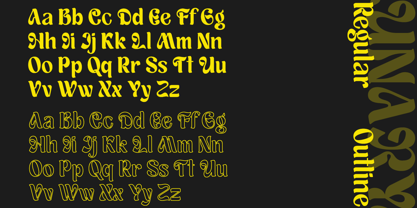 Lunarya Font Poster 8