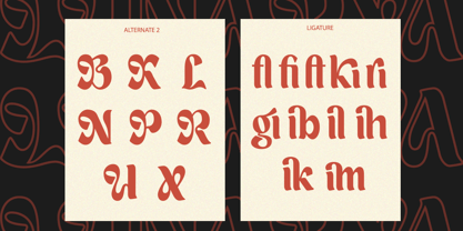 Lunarya Font Poster 9